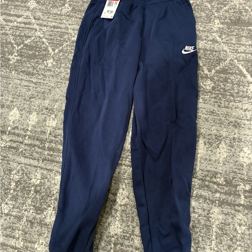 Nike Kids Navy Blue Joggers